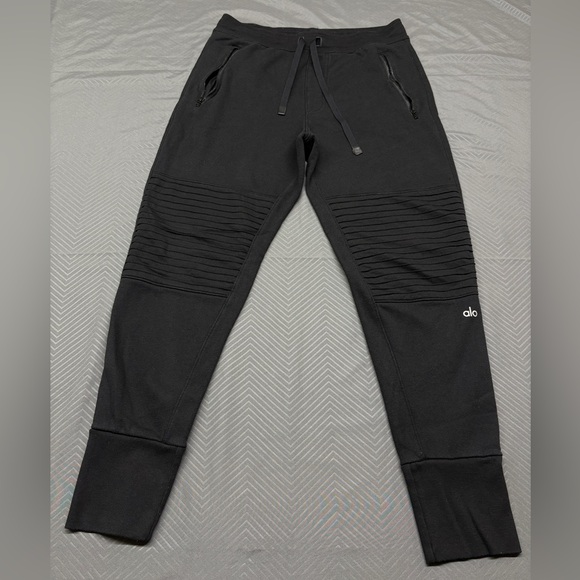alo Men’s 27” Fleece Lined Joggers Black Size M - Picture 1 of 8